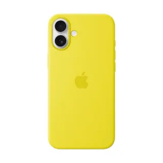 Custodia MagSafe in silicone per iPhone 16 Plus - Giallo carambola