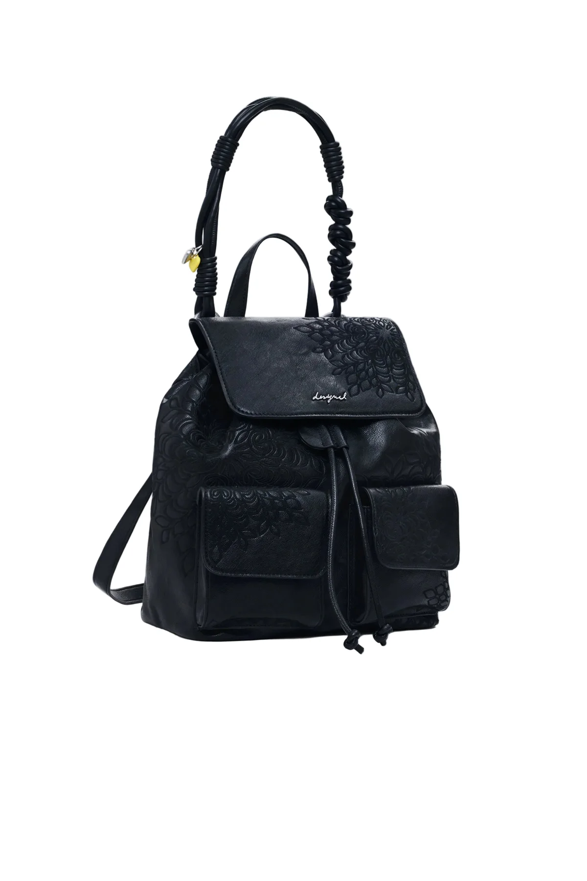 Zaino Desigual Donna Nero Chiusura a Coulisse