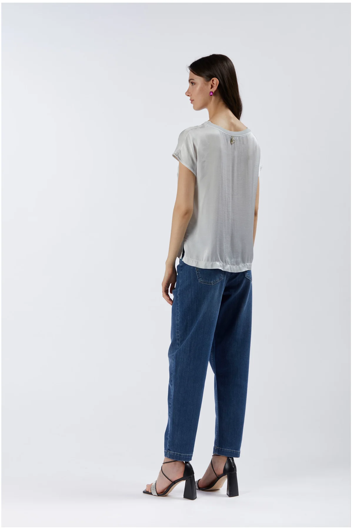 Blusa a Pipistrello CafèNoir - vista 2