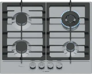 Bosch Piano cottura a gas PCH6A5I90 Series 6 inox