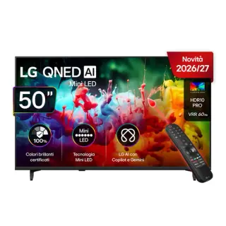 LG QNED AI MiniLED 50'' Serie QNED70B