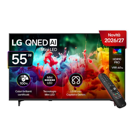 LG QNED AI MiniLED 55'' Serie QNED70B