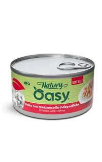 Oasy Cat Natury Soft Jelly Pollo Con Mazzancolle