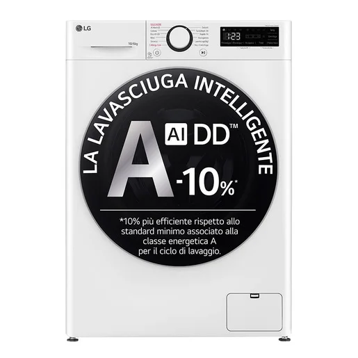 LG D4R5010TSWS Lavasciuga AI DD