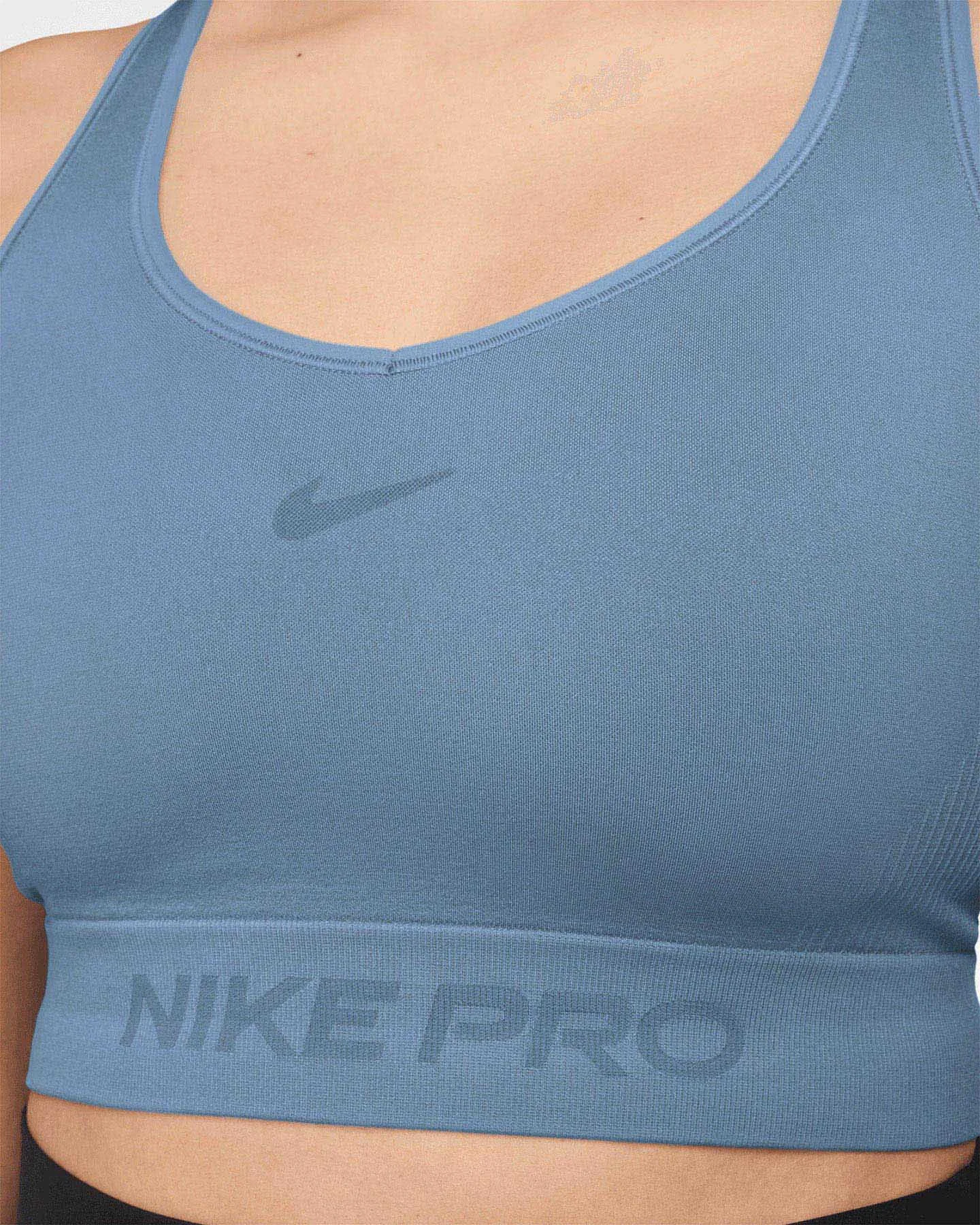 Nike Pro Crop Logo W - Canotta Training - Donna - vista 4