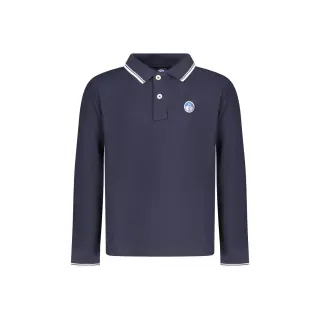 North Sails Polo Maniche Lunghe Unisex con Applicazione Logo