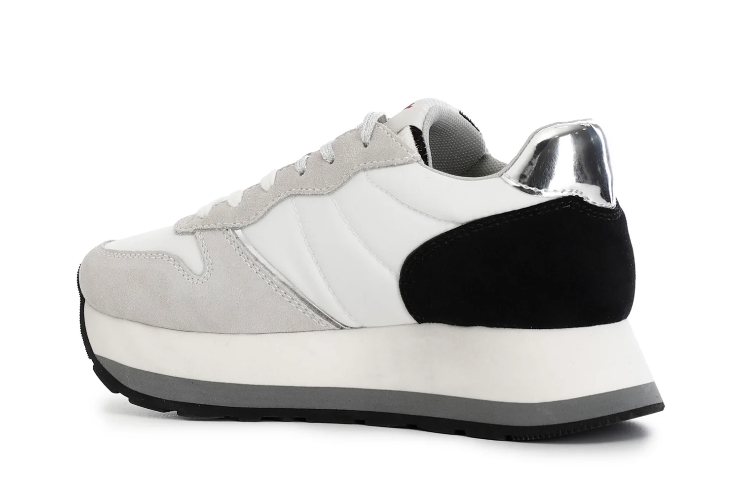 Sneakers CafèNoir in pelle scamosciata e tessuto - vista 2