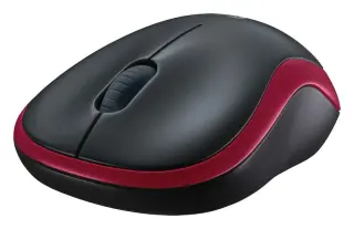 Mouse Wireless Logitech M185 Rosso