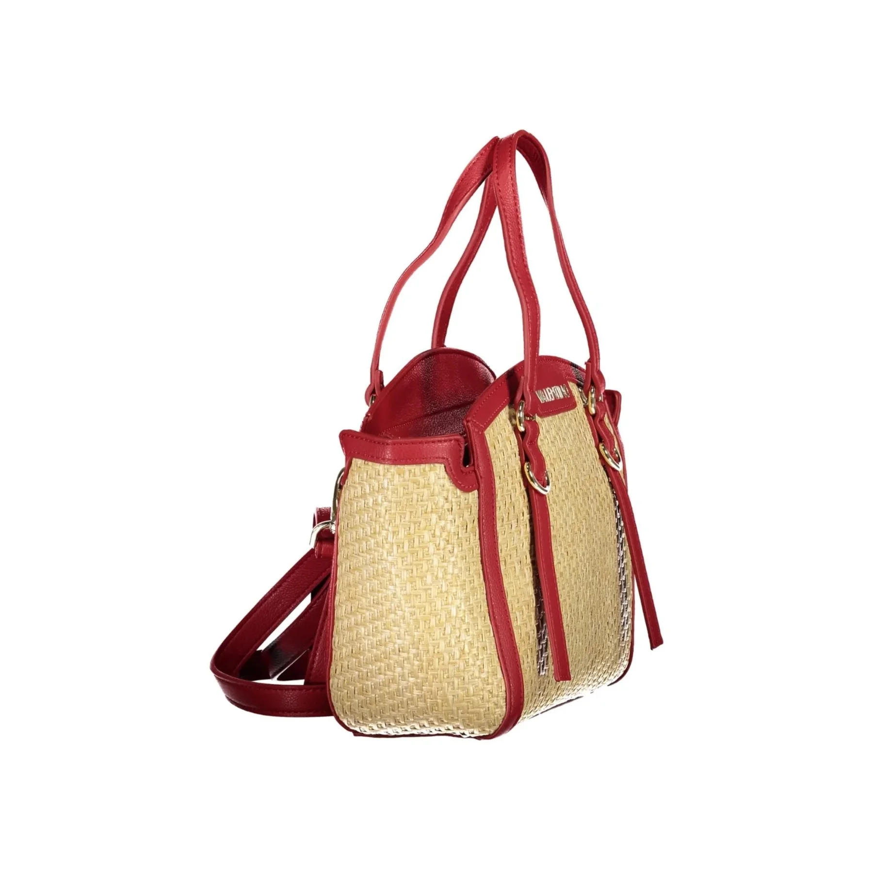 Valentino Bags Borsa a Tracolla Rossa con Chiusura Zip - vista 5