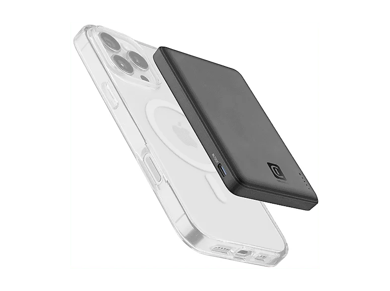 CELLULARLINE POWER BANK MAGSAFE RICARICA WIRELESS 5000 MAH