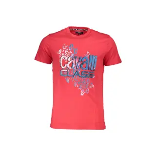Cavalli Class T-Shirt Maniche Corte Uomo con Stampa Logo