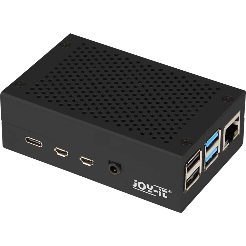 Custodia in alluminio per Raspberry Pi 4 B - vista 2