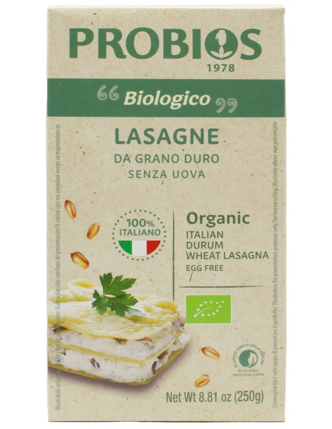 Lasagne di Grano Duro Italiano