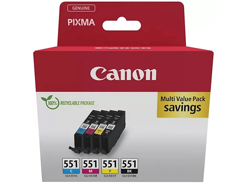 Multipack cartucce Canon CLI-551