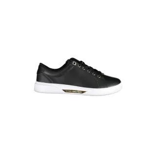 TOMMY HILFIGER Sneakers Donna Nere con Suola a Contrasto