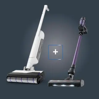 Rowenta Pack Esclusivo Online - Lavapavimenti X-Clean 10 + Aspirapolvere Senza Filo X-Pert 7.60 Essential