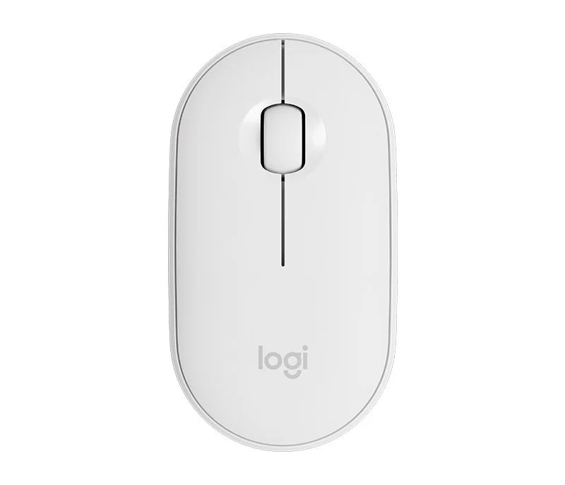 Logitech Mouse M350 Pebble Wireless Mouse 2 OffWhite