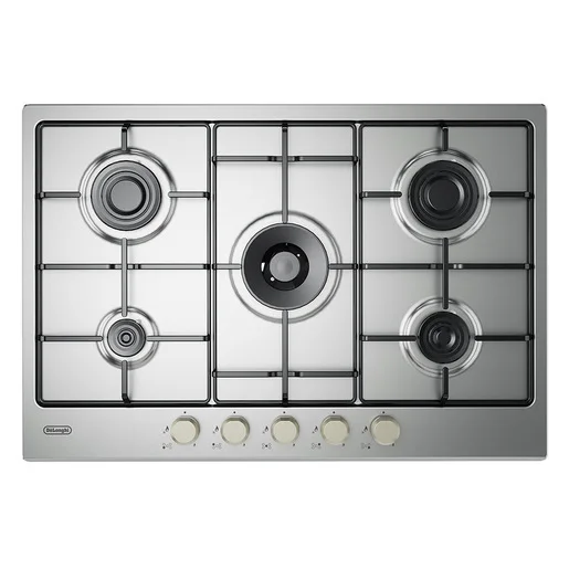 De’longhi YLG 75 F Piano Cottura Inox Da Incasso Gas