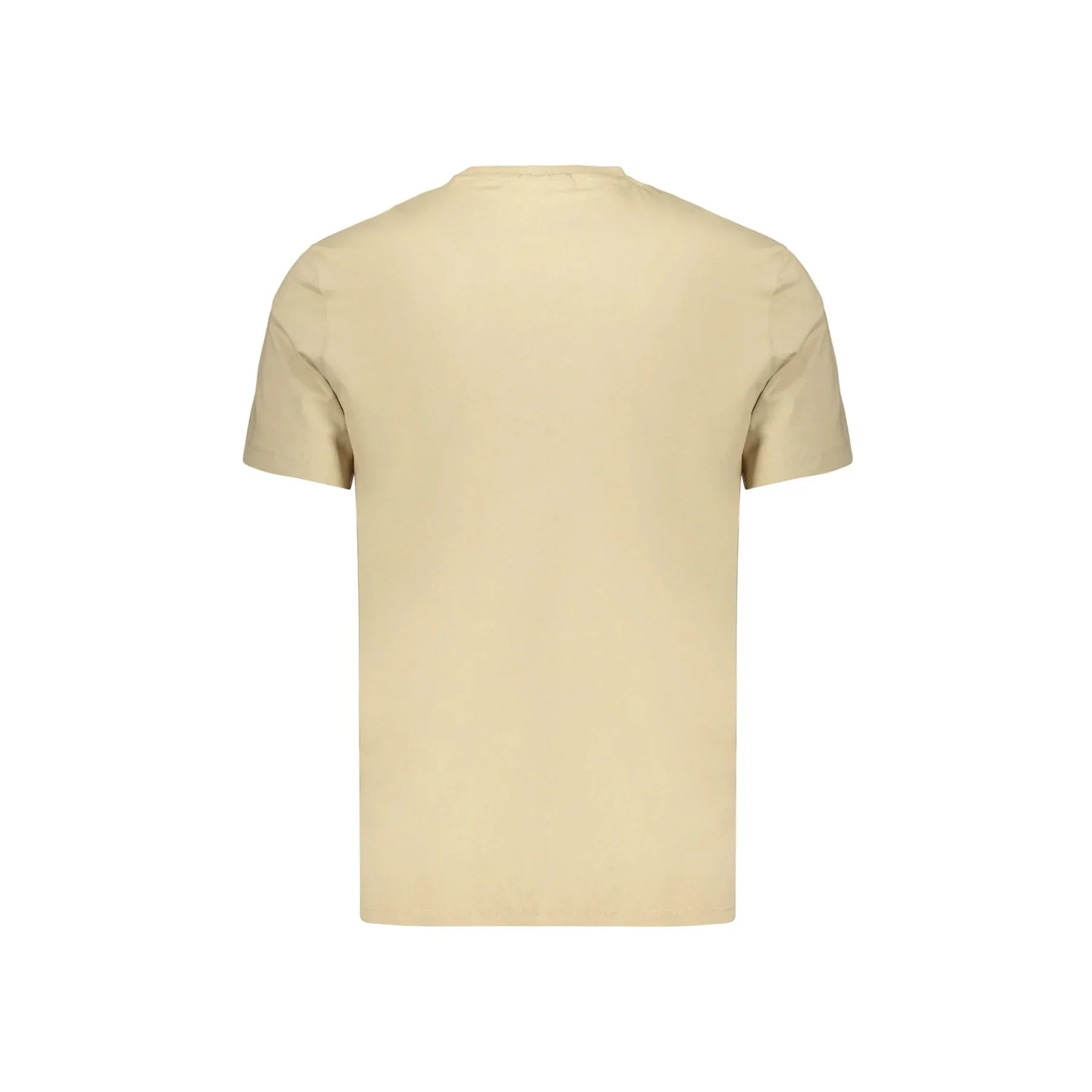 Calvin Klein T-Shirt Maniche Corte Uomo Beige con Ricamo