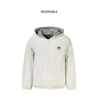 Giubbotto Maniche Lunghe Unisex Bianco con Logo North Sails