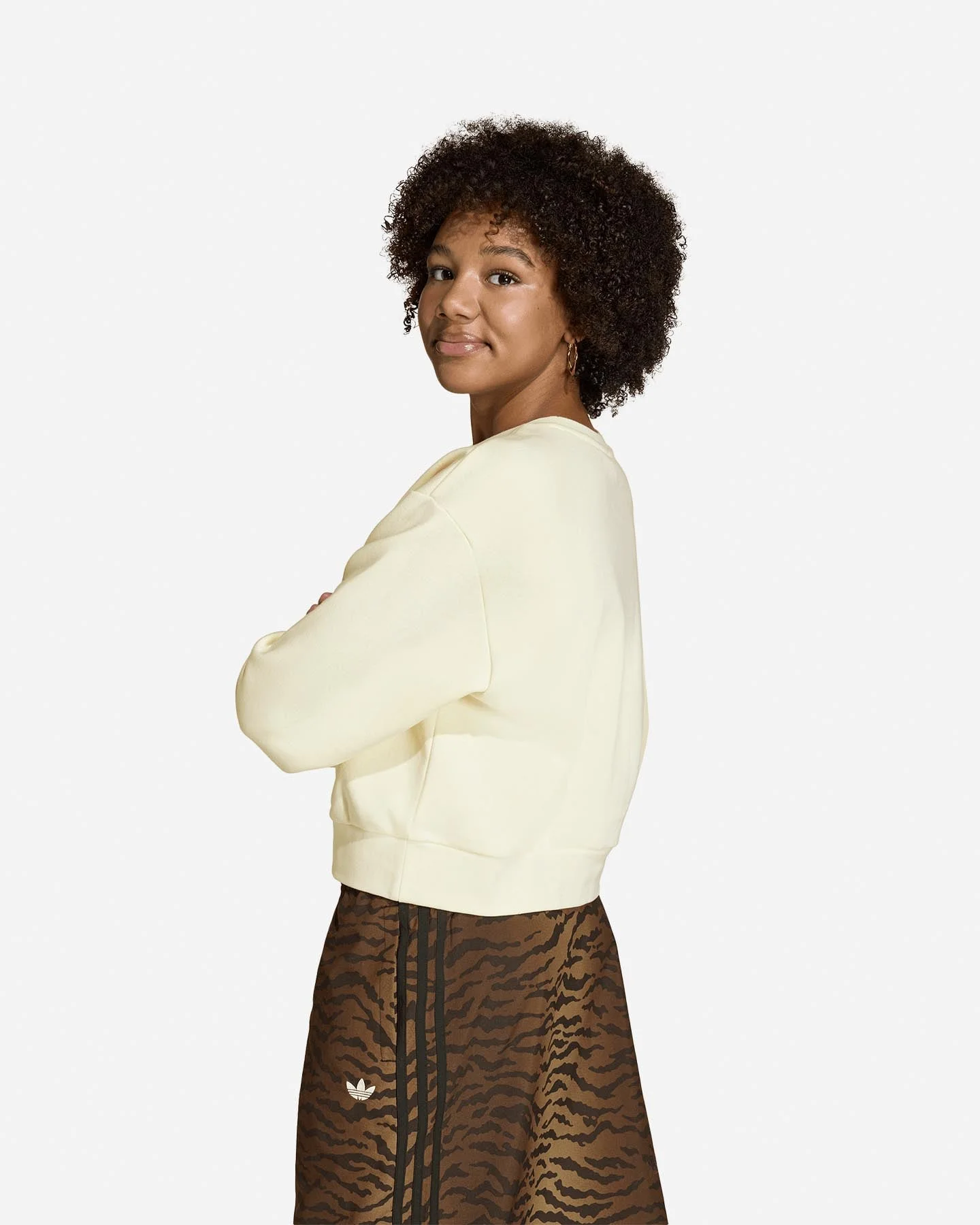 Adidas Boxy Crew Jr - vista 3