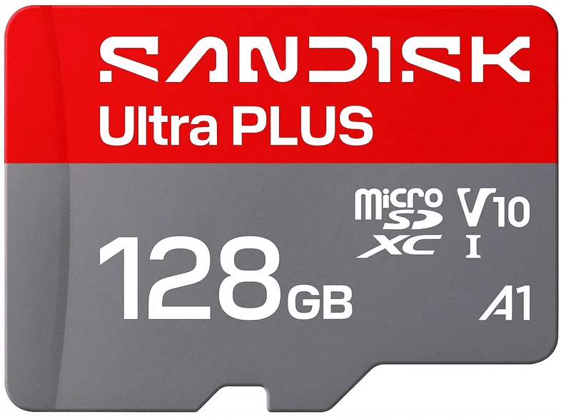 Scheda MicroSD Sandisk Ultra Plus A1 V10 128GB