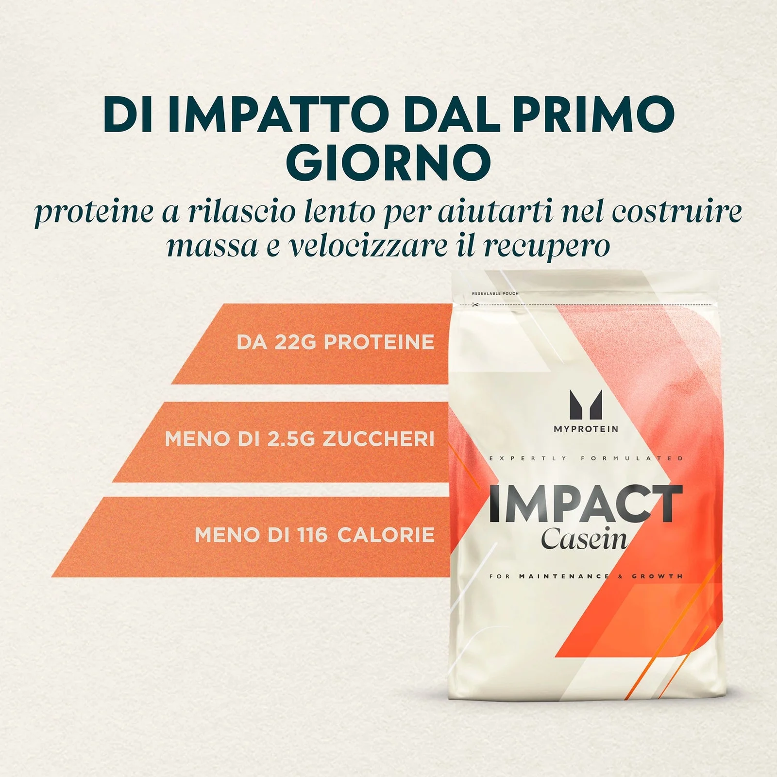Caseina a rilascio prolungato MyProtein - vista 2