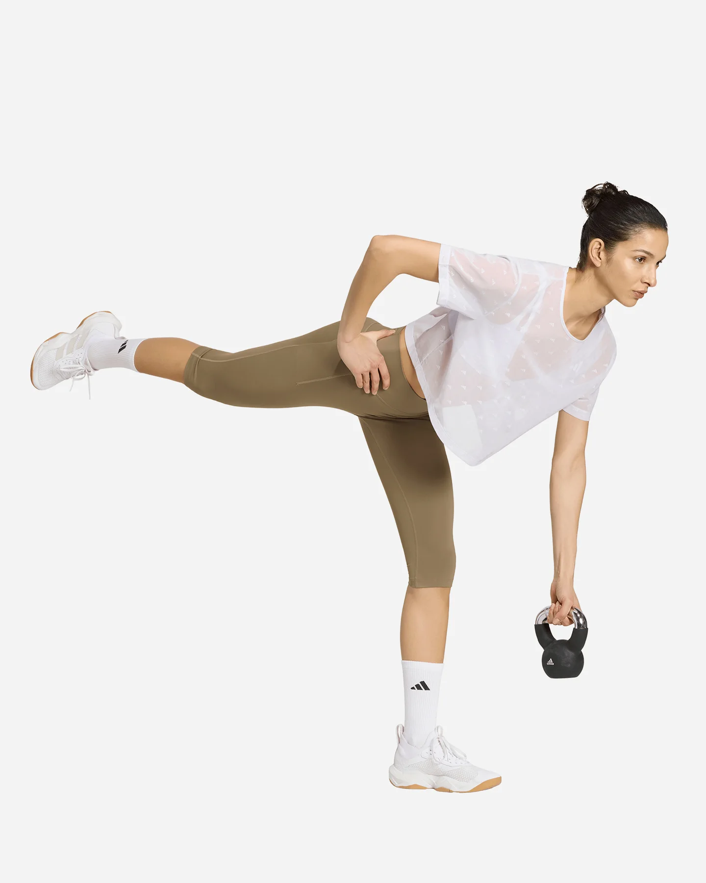 Adidas Optime W - Corsaro - Donna - vista 3