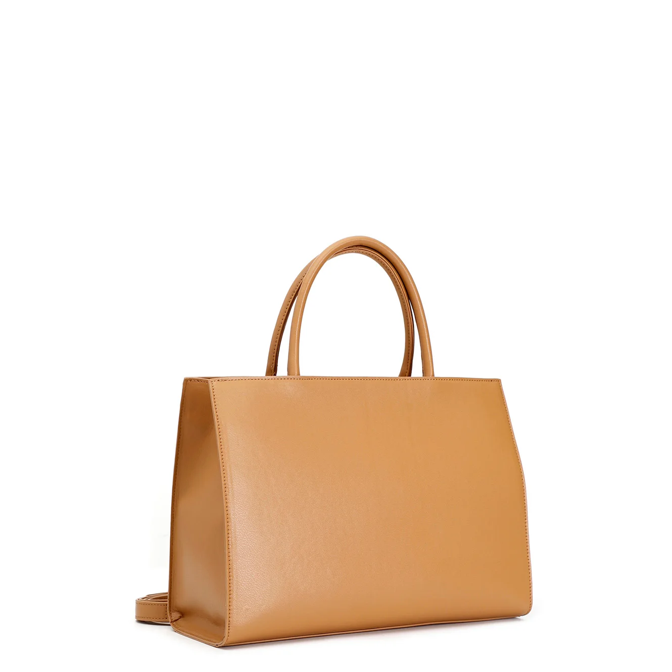 Tote con intreccio nocciola di CafèNoir - vista 2