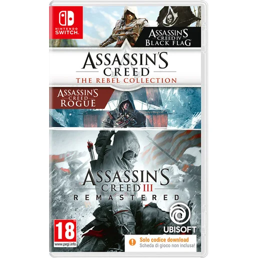 Assassin’s Creed The Rebel Collection + AC3 per Nintendo Switch
