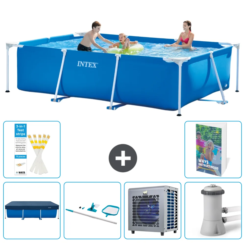 Intex Piscina Con Struttura Rettangolare