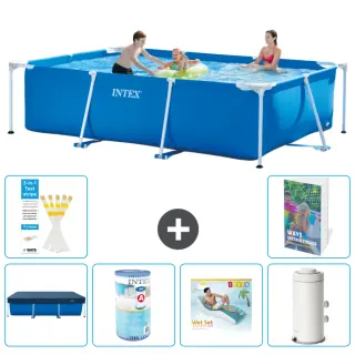 Intex Piscina Con Struttura Rettangolare