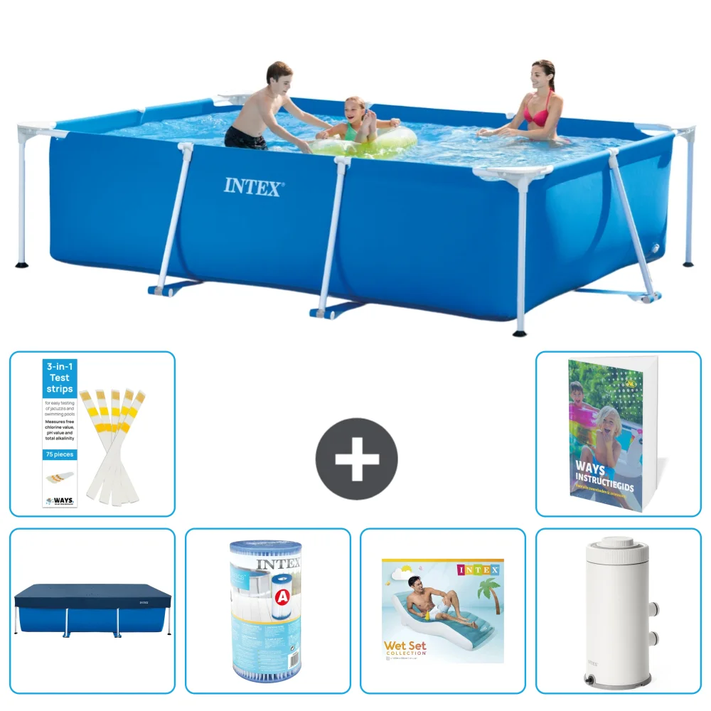 Intex Piscina Con Struttura Rettangolare