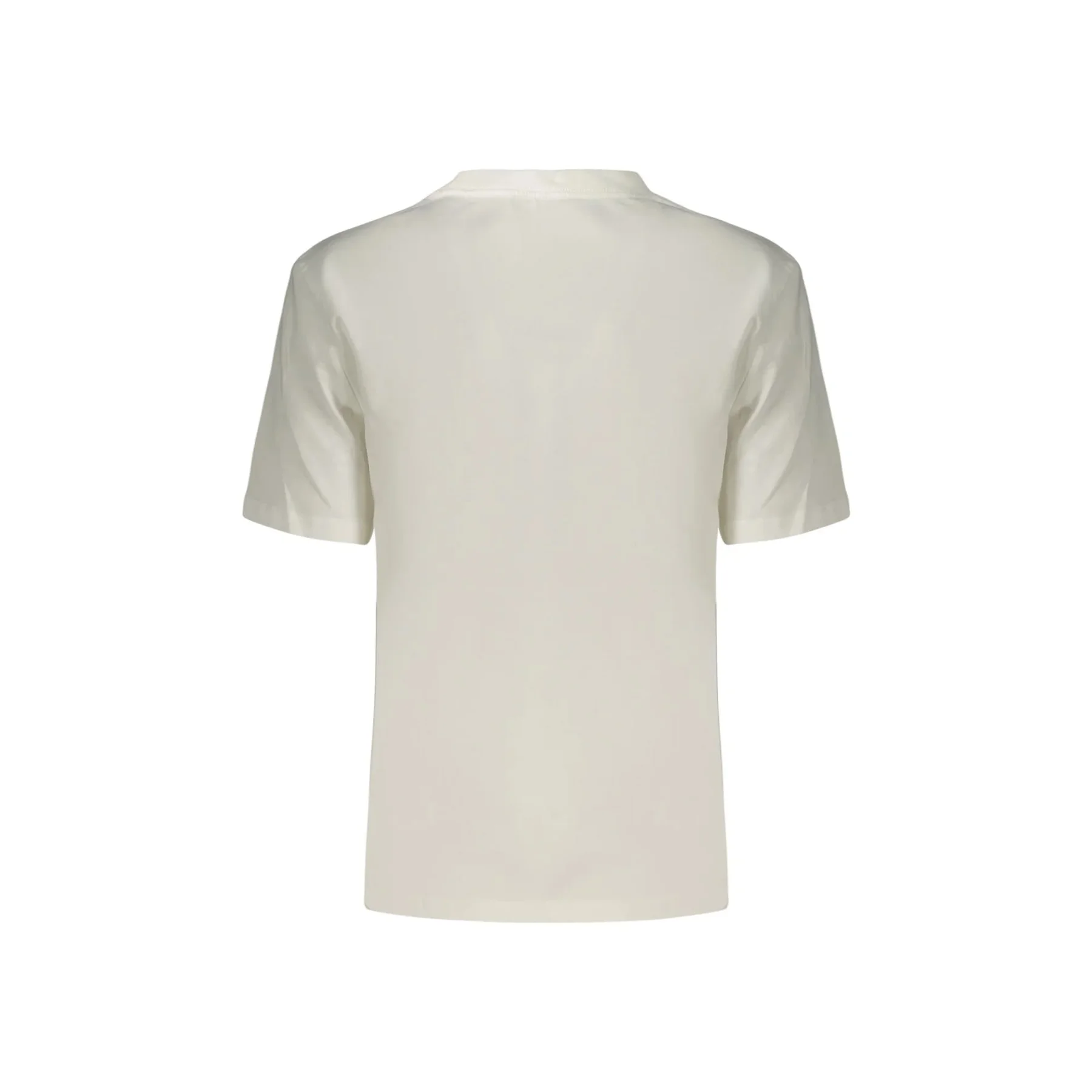 Calvin Klein T-Shirt Maniche Corte Donna Bianca con Ricamo
