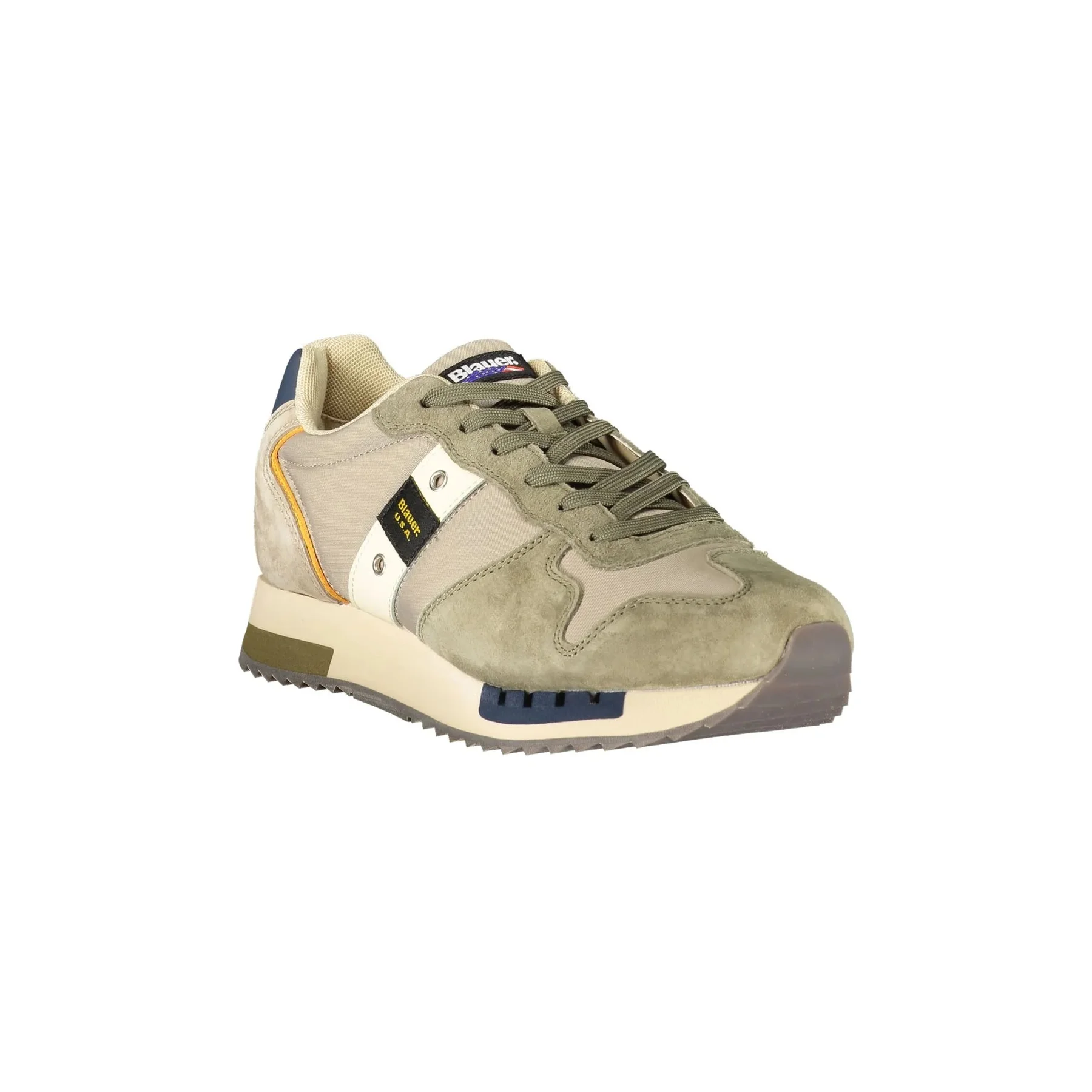Blauer Sneakers Uomo Verde Dettagli a Contrasto