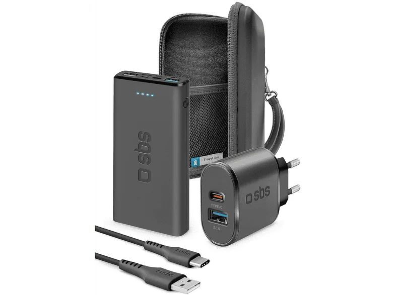 Kit Powerbank SBS 4in1 10.000 mAh