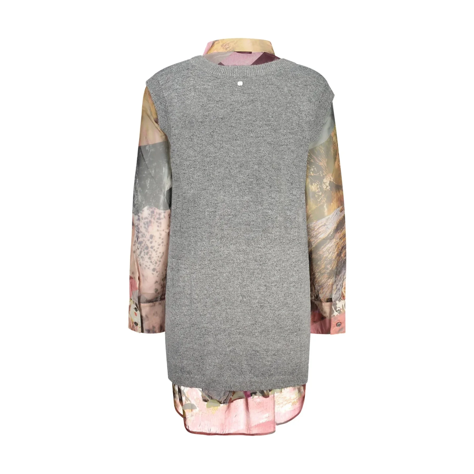 Desigual Camicia Maniche Lunghe Donna Dettagli a Contrasto - vista 2