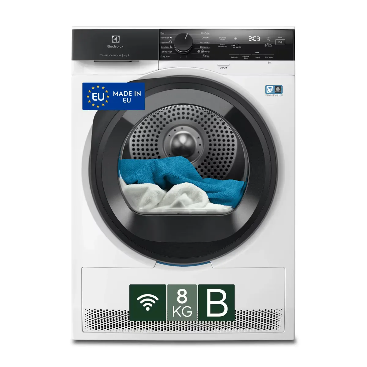 Electrolux Asciugatrice 700 DelicateCare 8 kg EW7H48GY - vista 4