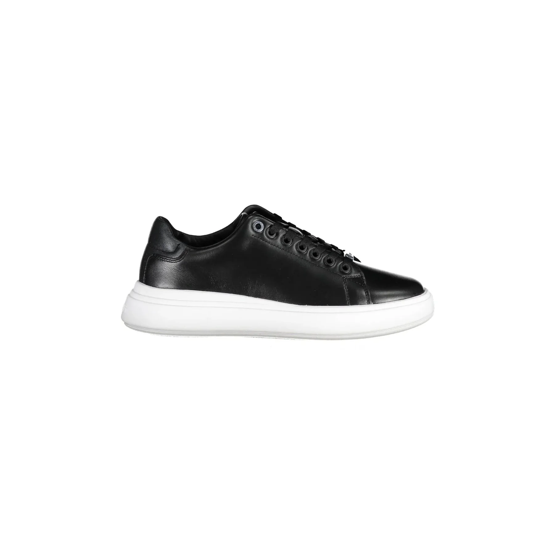 Calvin Klein Scarpe Sneakers Donna Nere con Dettagli a Contrasto