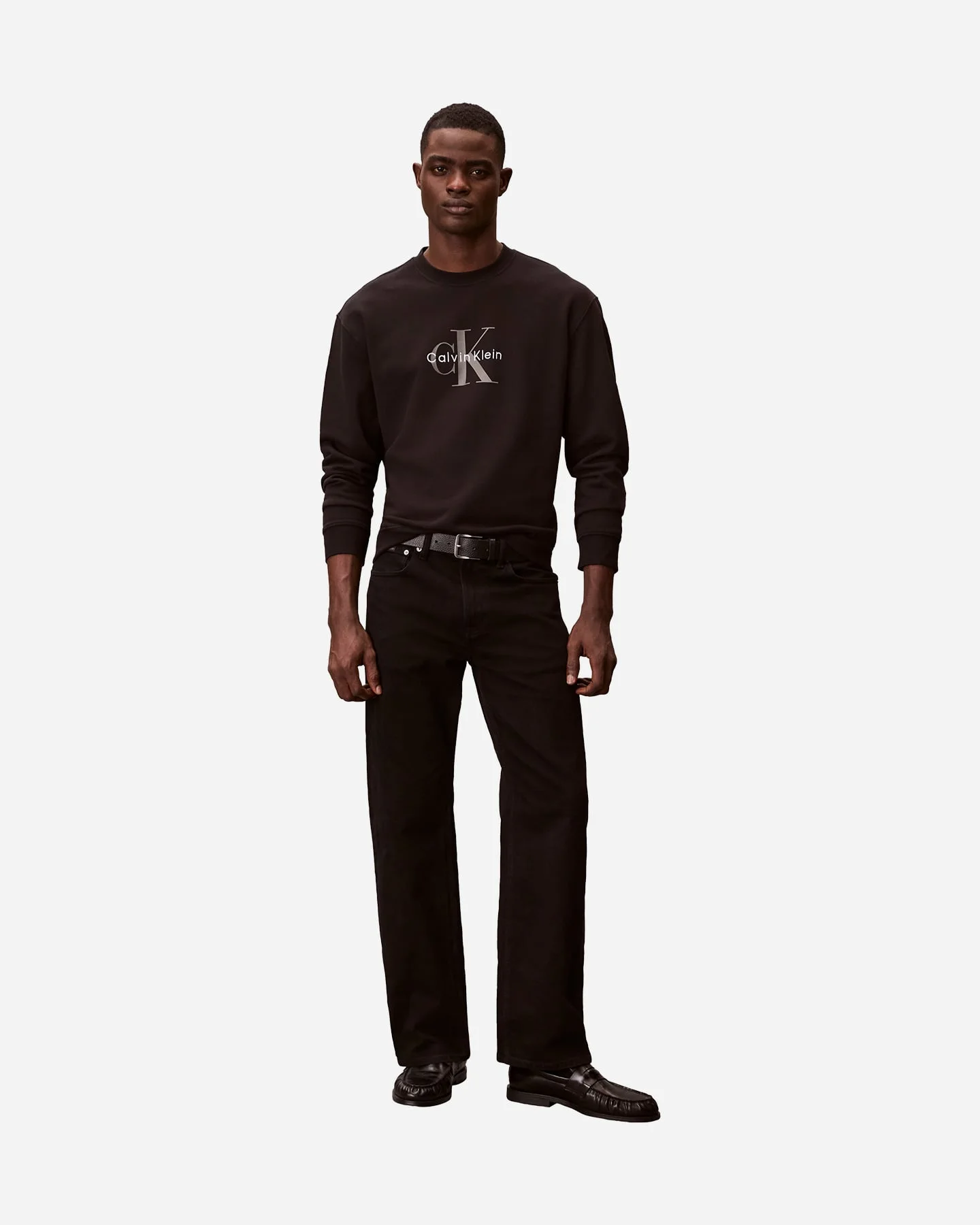 Felpa Calvin Klein Jeans Terry Monologo - Uomo - vista 5