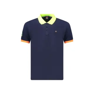 Polo Maniche Corte Uomo con Dettagli a Contrasto