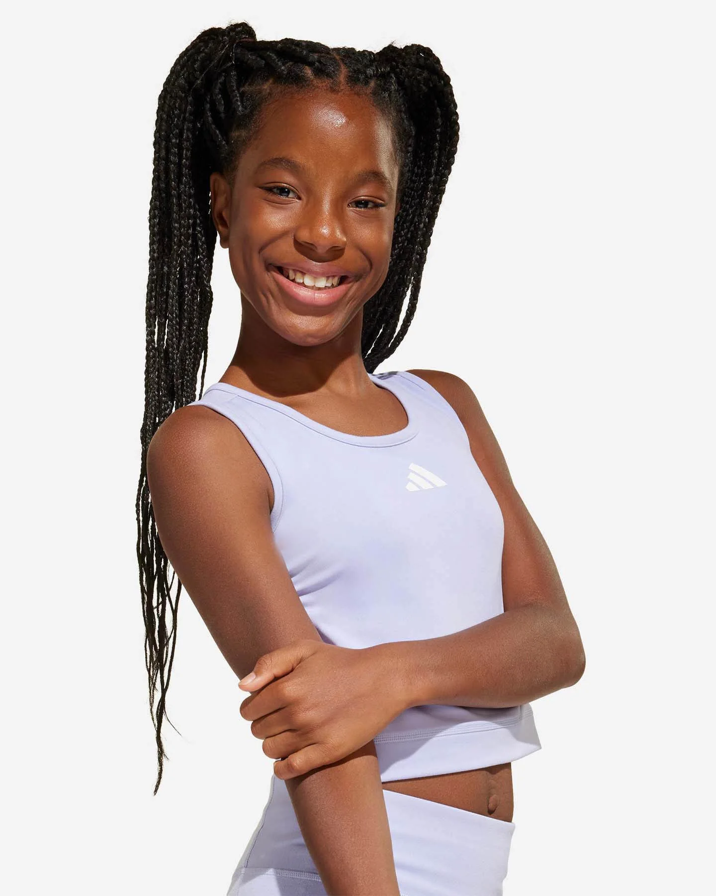 Canotta Adidas Girl Jr per Bambina - vista 4