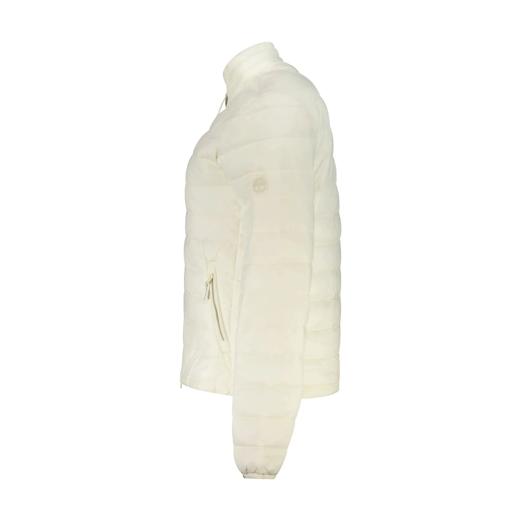 North Sails Giubbotto Donna Bianco Zip Logo - vista 2