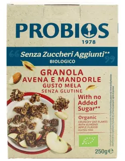 Granola Avena e Mandorle Gusto Mela Senza Zuccheri Aggiunti