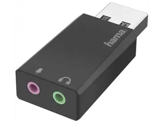 Hama scheda audio USB con jack cuffie e microfono