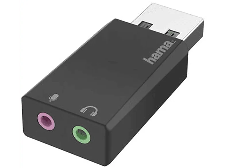 Hama scheda audio USB con jack cuffie e microfono