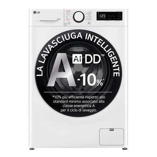 LG D4R3009NSWB Lavasciuga