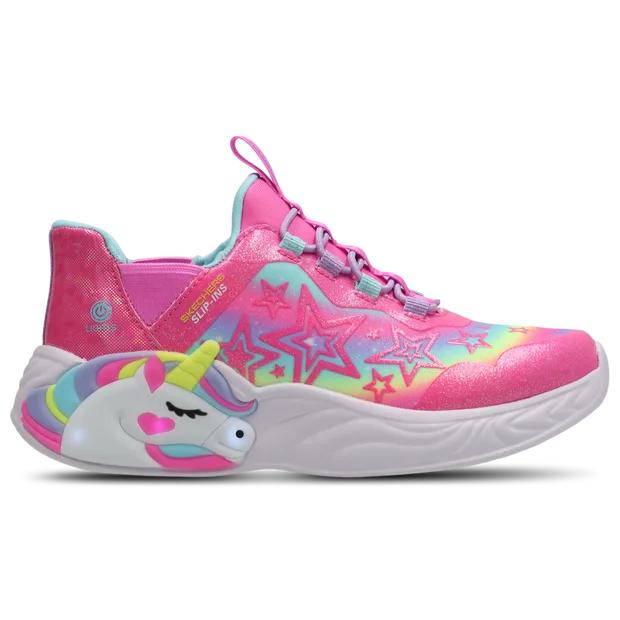Skechers Slip-in Unicorn Bambini - Sneakers Blu