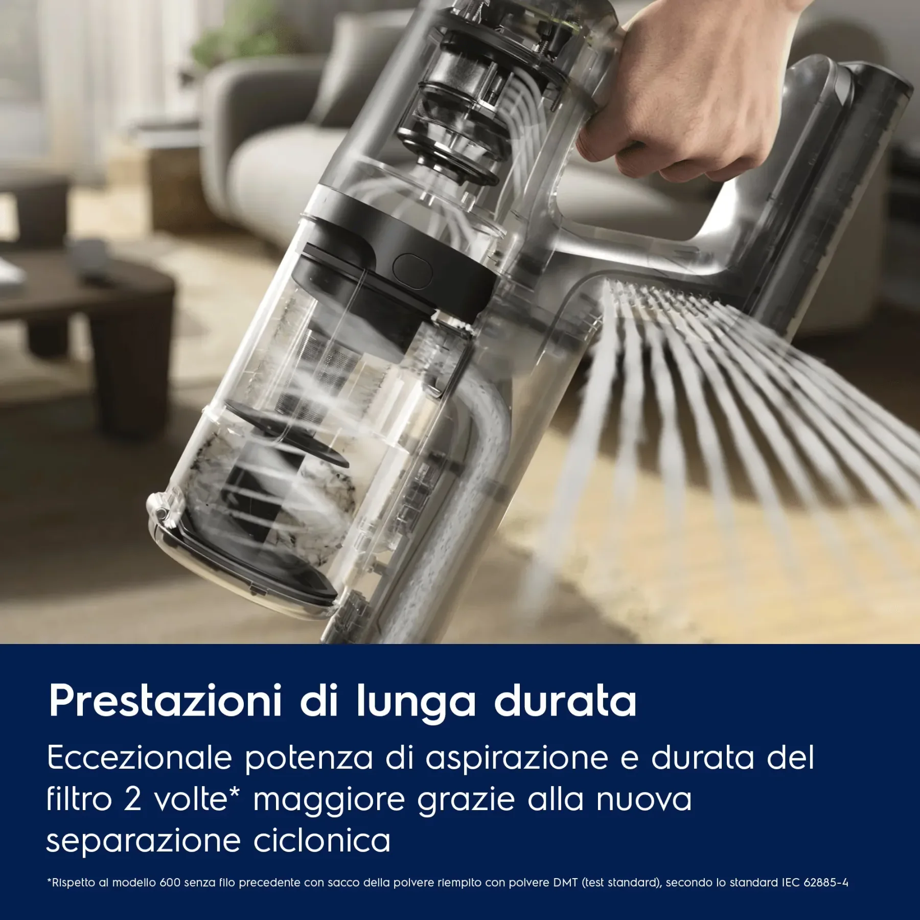 Electrolux Scopa senza filo Serie 600 EP61CB21WG - vista 5