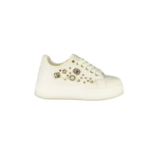 Laura Biagiotti Sneakers Donna Bianche Applicazioni Strass